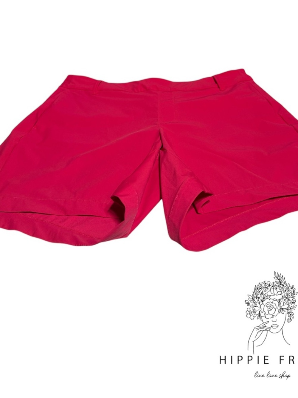 SPANX Sunshine 6-Inch Shorts in Hibiscus Size L - Picture 7 of 7